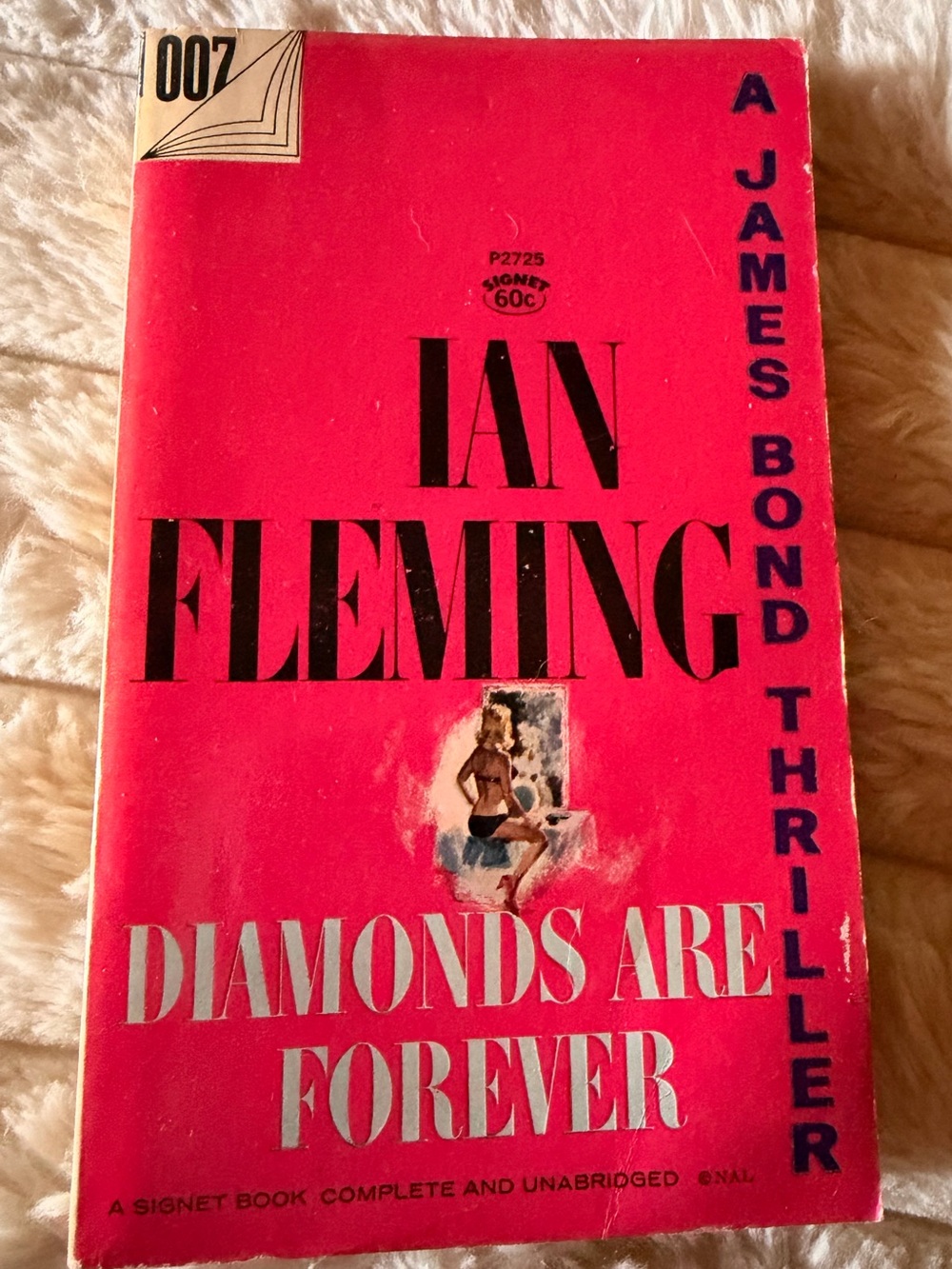 Ian Fleming Diamonds Are Forever Paperback - vintage